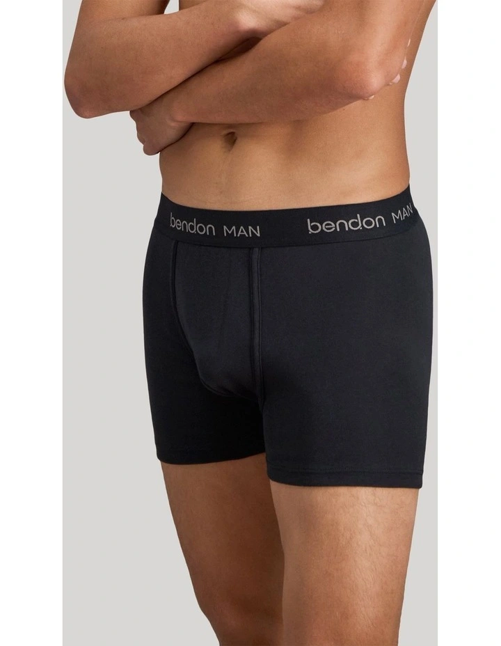 Cotton Classics Mens Trunk in Black image 3
