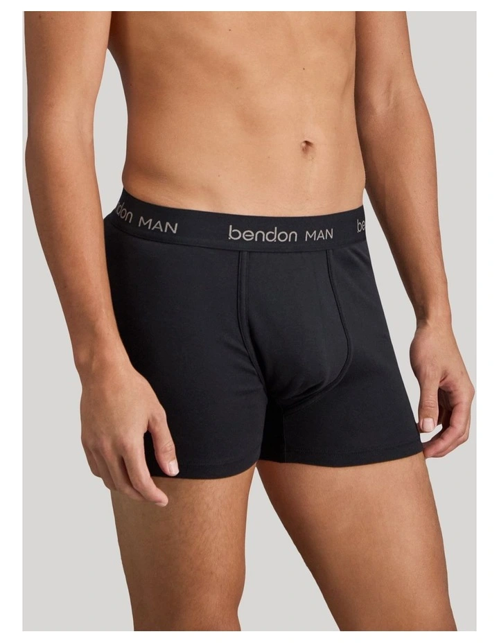 Cotton Classics Mens Trunk in Black image 4