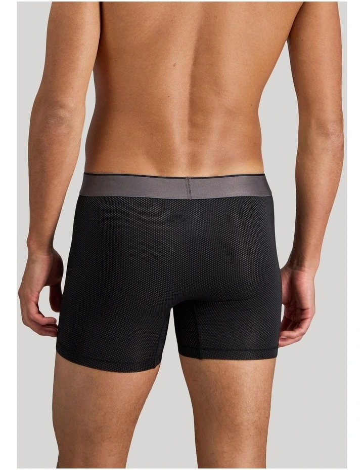 Everyday Active Mens Long Trunk in Black image 2
