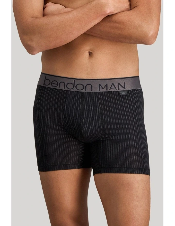 Everyday Active Mens Long Trunk in Black image 4