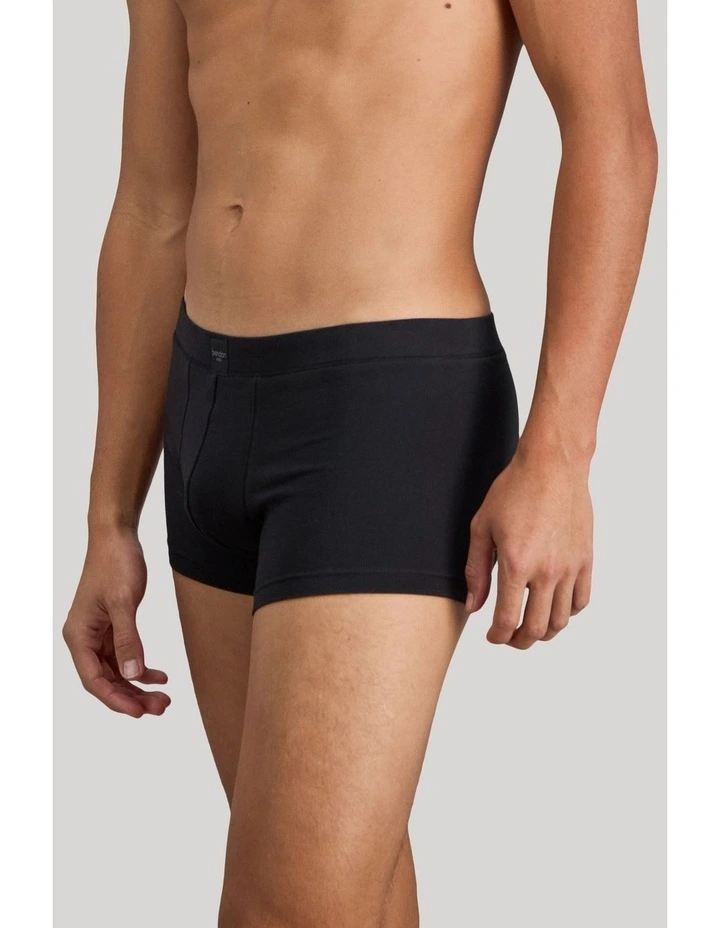 High Tech Cotton Mens Trunk in Black image 4