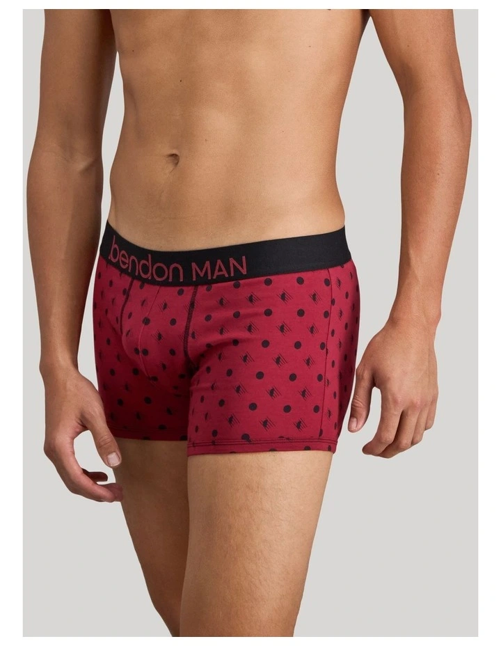 Retros Print Mens Trunk in Disrupted Spot Print image 3