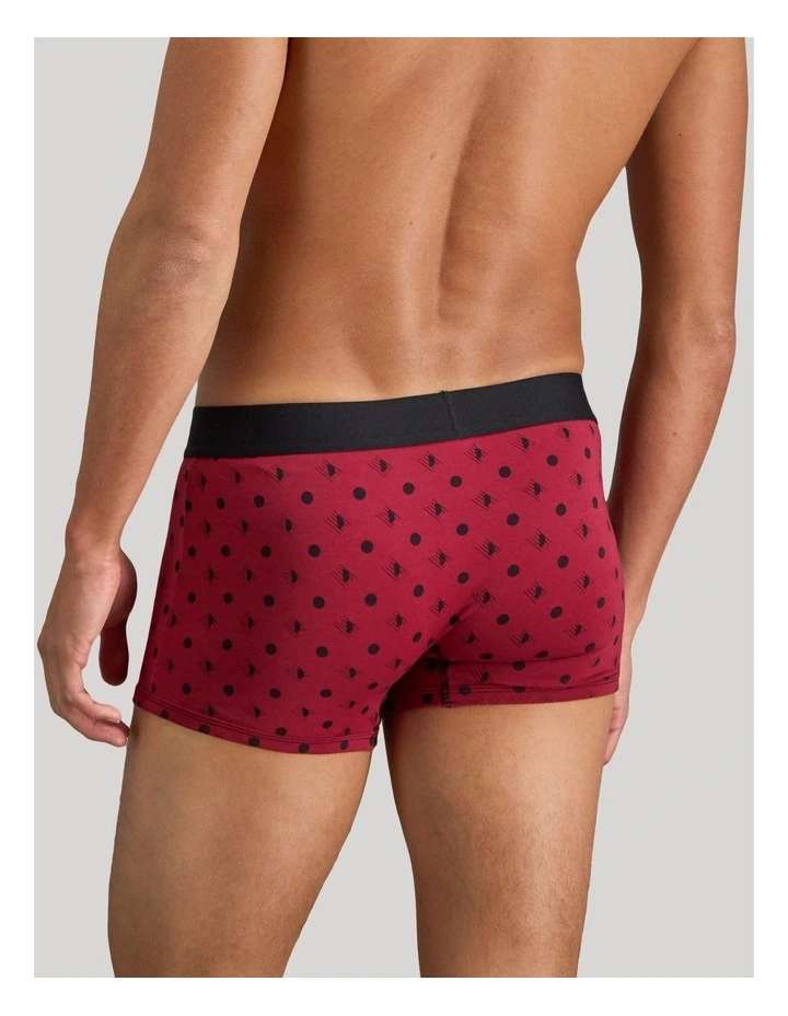Retros Print Mens Trunk in Disrupted Spot Print image 4