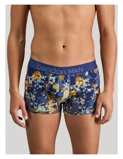 Retros Print Mens Trunk in Wild Camo Print