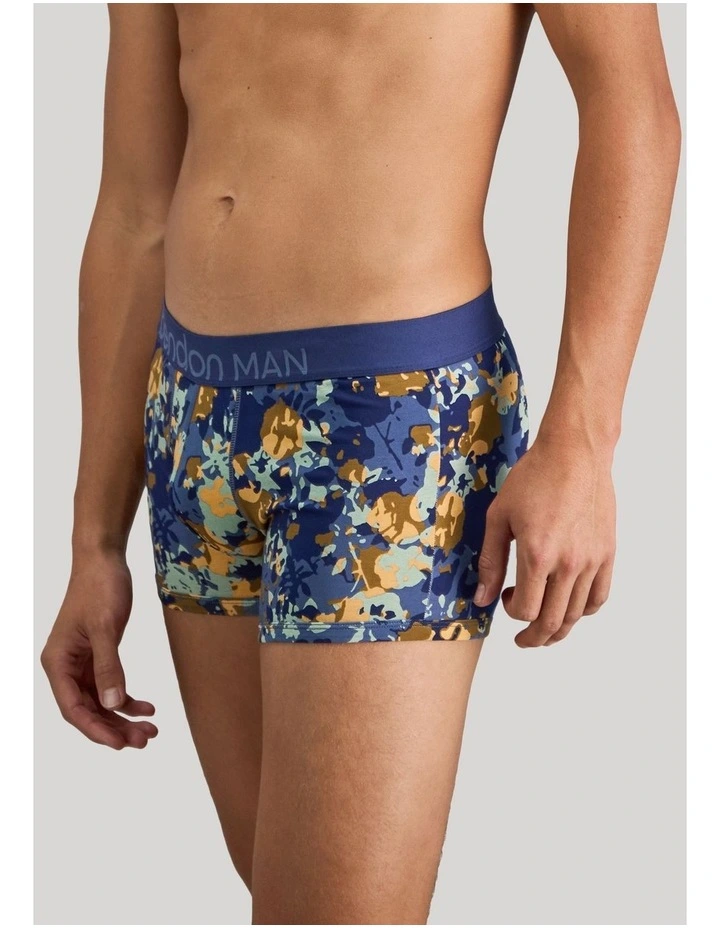 Retros Print Mens Trunk in Wild Camo Print image 5