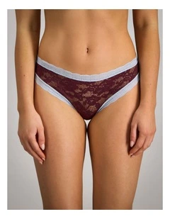 Leo Bikini in Fig/Skyway