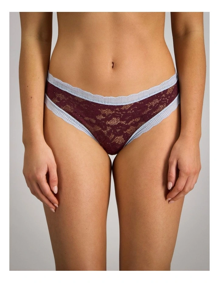 Leo Bikini in Fig/Skyway image 1