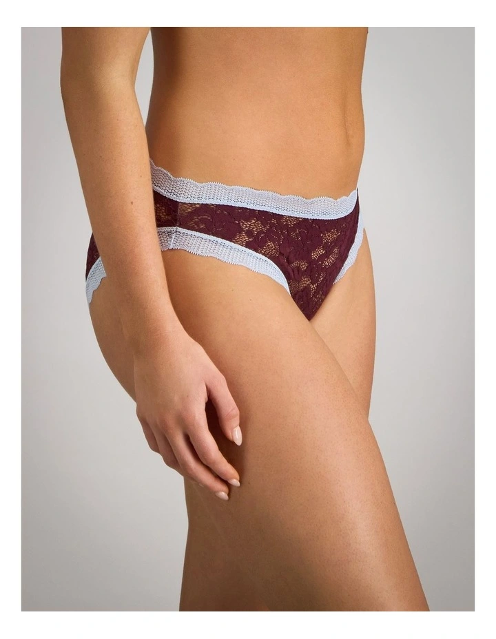Leo Bikini in Fig/Skyway image 3