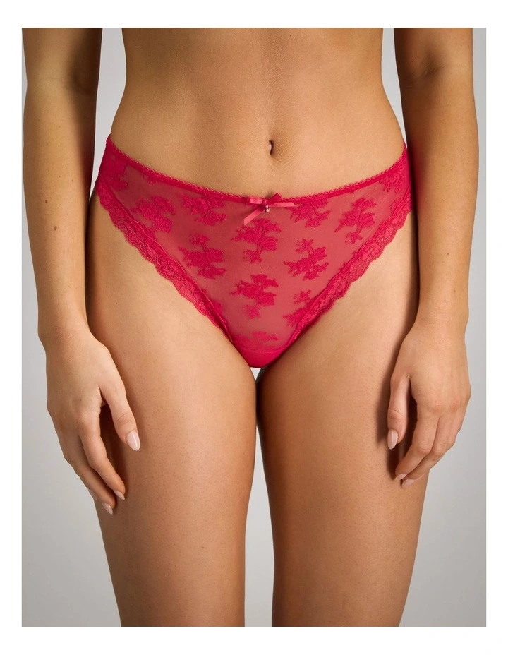 Light Lace Thong in Jazzy image 1