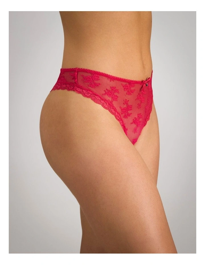 Light Lace Thong in Jazzy image 3