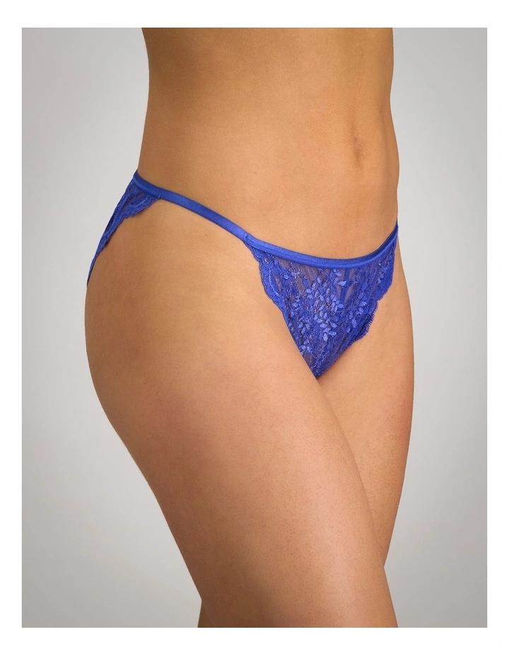 Midnight Muse Tanga in Dazzling Blue image 3