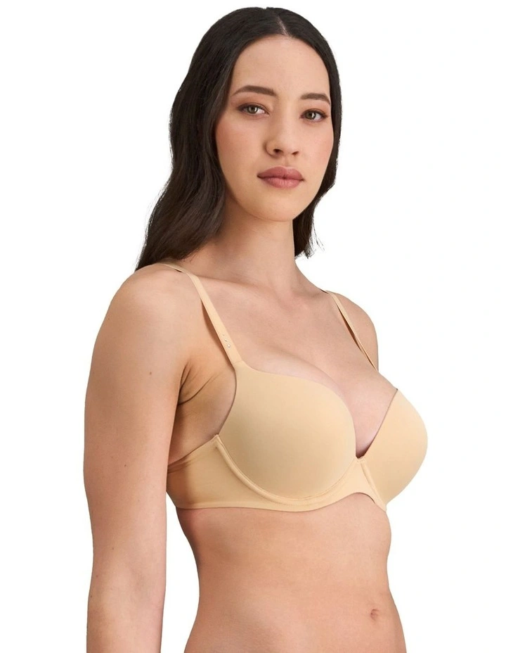 Smooth 200% Boost Push Up Plunge Bra in Frappe image 3