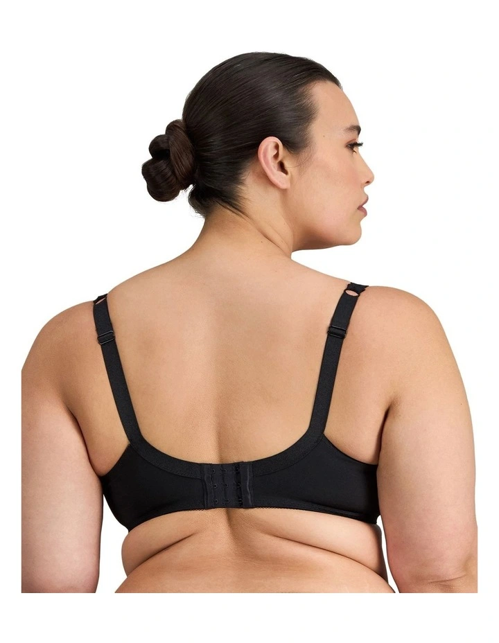 Coral Underwire Bra in Black image 2