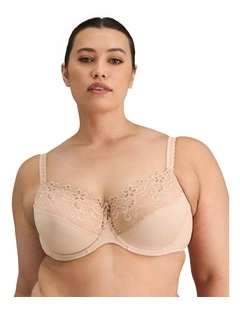 Coral Underwire Bra in Latte