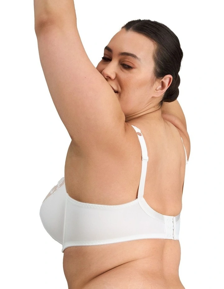 Coral Underwire Bra in White image 4