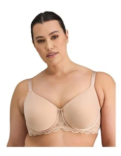 Lace Perfect Contour Bra in Latte