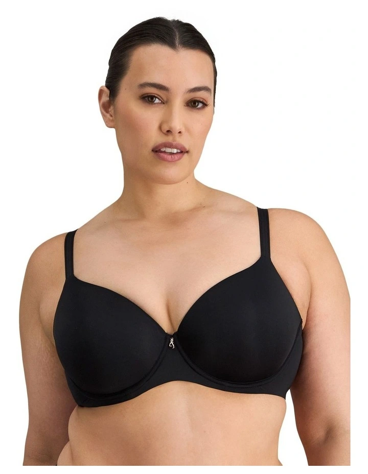 Sculpt Contour Bra in Black image 1