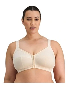 Ultimate Comfort Front Closure Soft Cup Bra in Pink Champagne