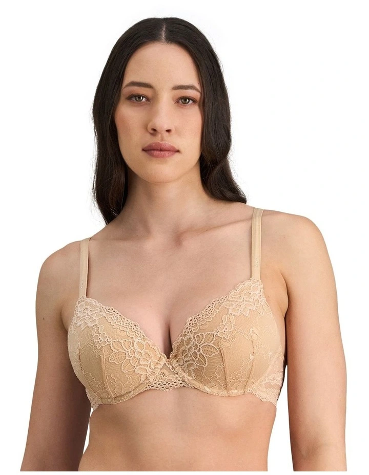 My Fit Lace DD-G Non Boost Contour Plunge Bra in Frappe image 1