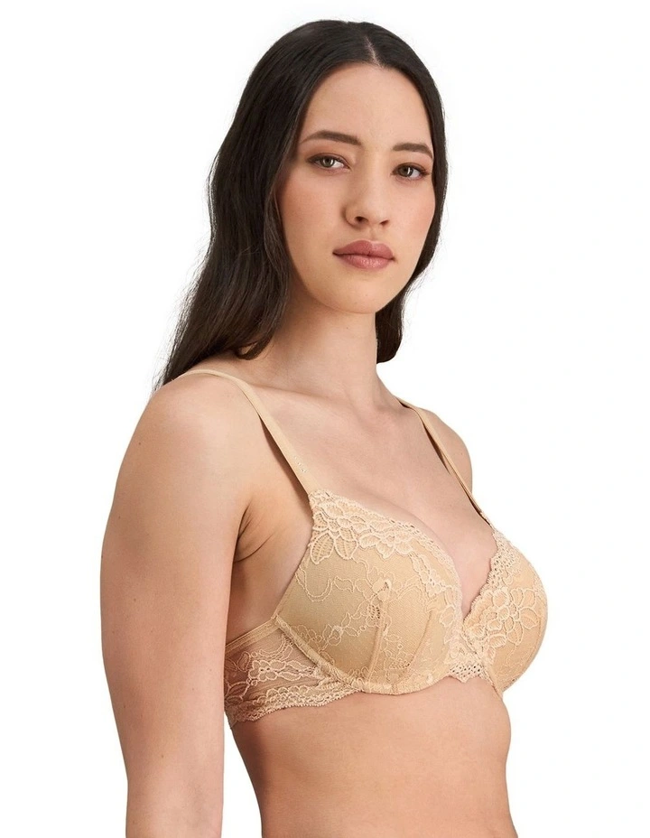 My Fit Lace DD-G Non Boost Contour Plunge Bra in Frappe image 3