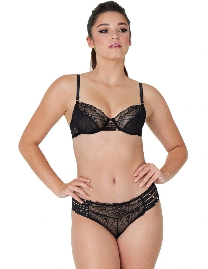 Pleasure State Fae Underwire Bra In Black | MYER