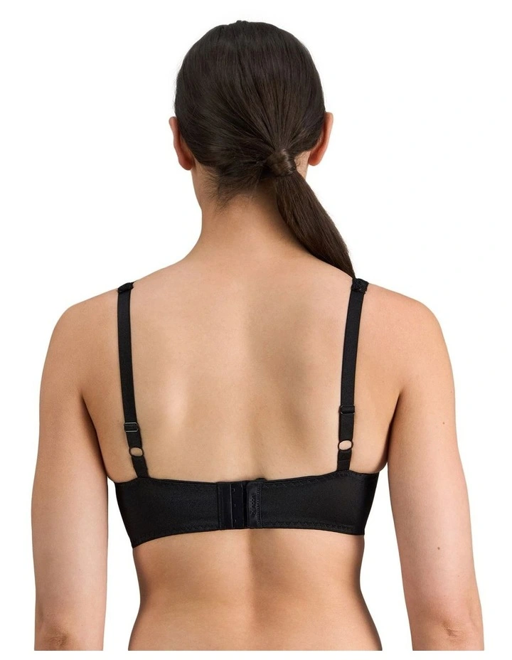 Damask Contour Bra in Black image 2