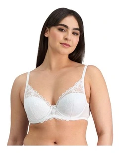 Embrace Full Coverage Contour Bra in White