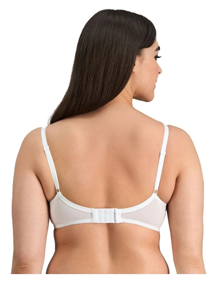 Embrace Full Coverage Contour Bra in White image 2