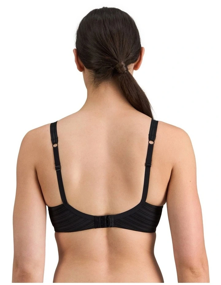 Rita Full Coverage Contour Bra in Black image 2