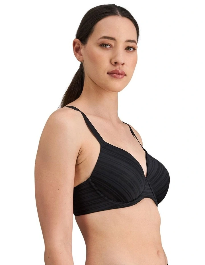 Rita Full Coverage Contour Bra in Black image 3