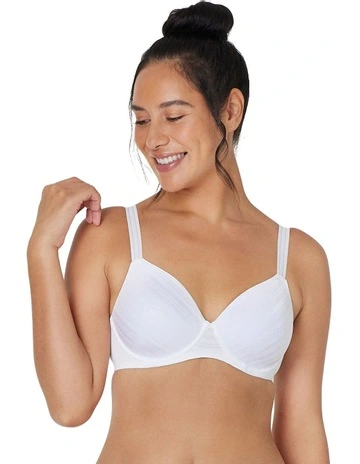 Rita Full Coverage Contour Bra in White