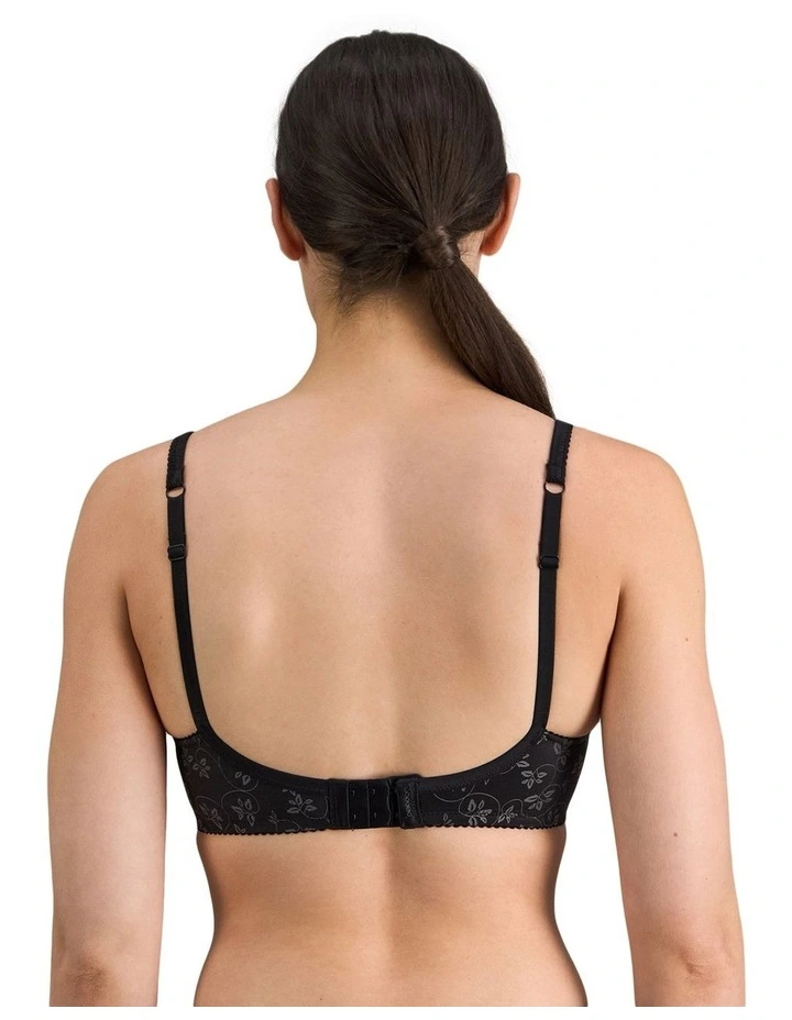 Yvette Underwire Bra in Black image 2