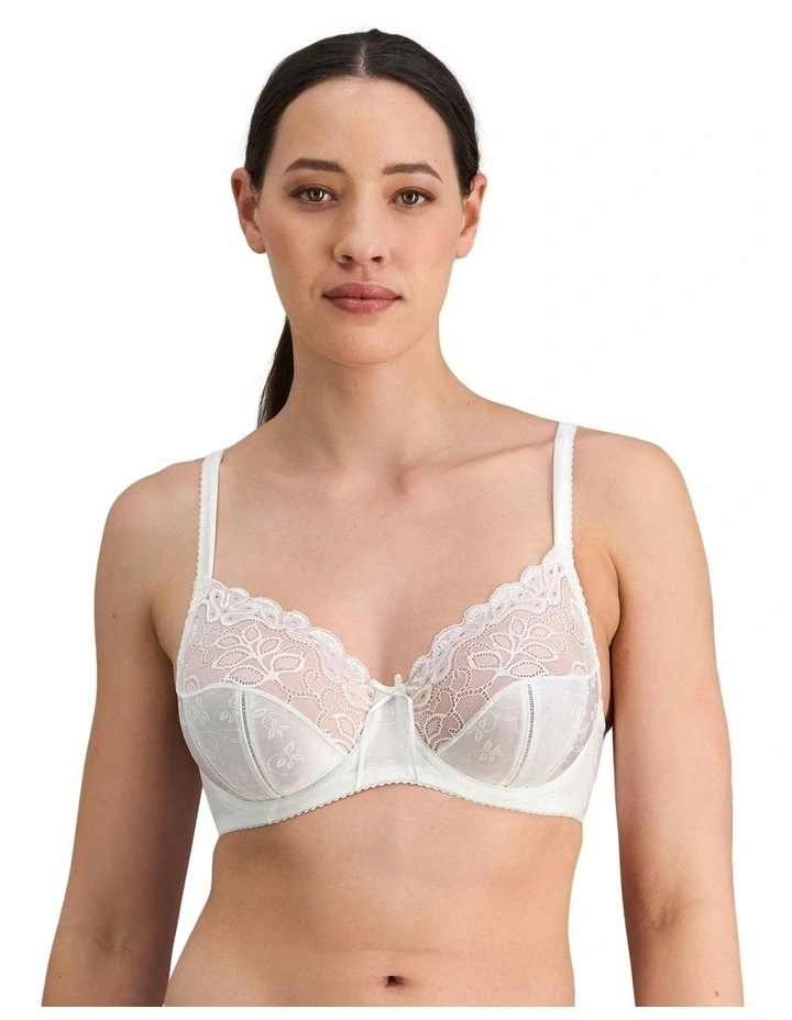 Yvette Underwire Bra in White image 1