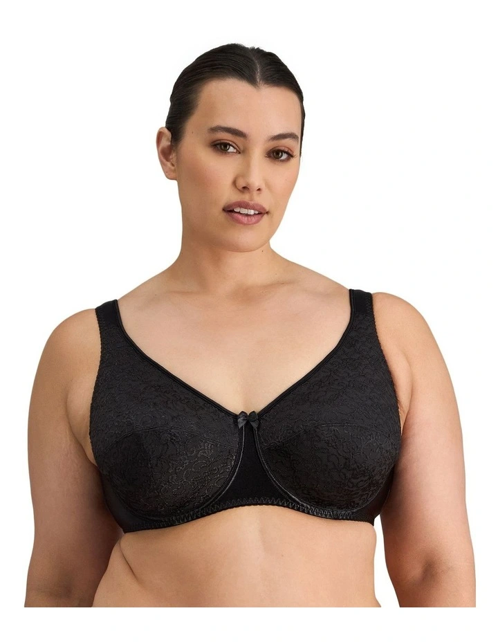 Charlotte Underwire Bra in Black image 1