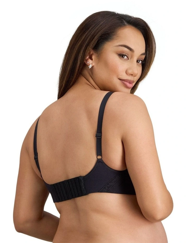 Nurture Maternity Bra in Black image 2