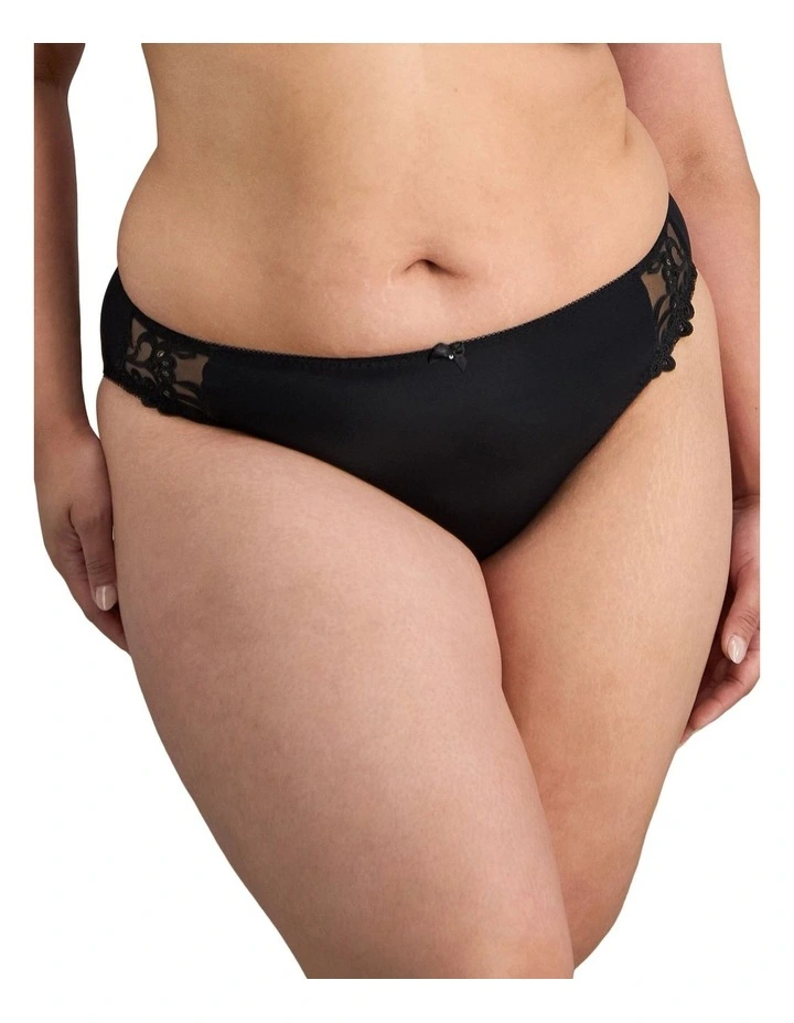 Coral Hikini in Black image 1