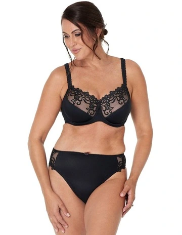 Coral Hikini in Black