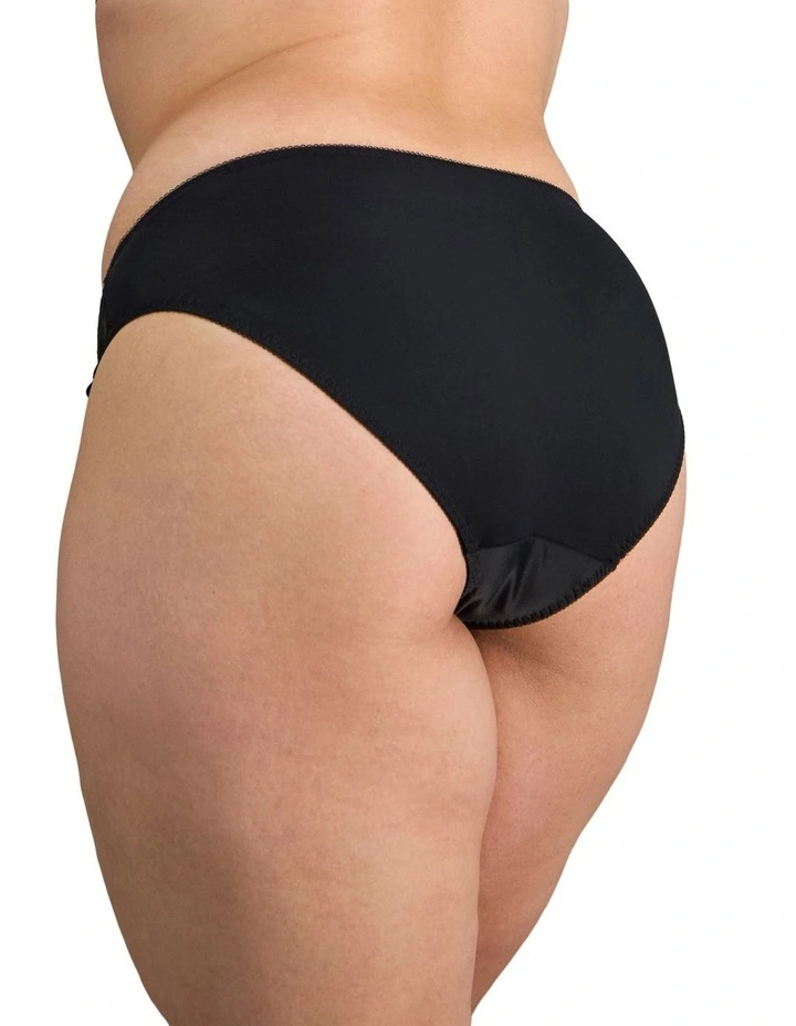 Coral Hikini in Black image 3