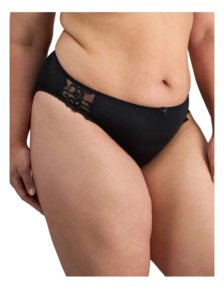 Coral Hikini in Black image 4