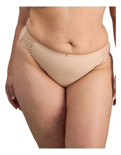 Coral Hikini in Latte