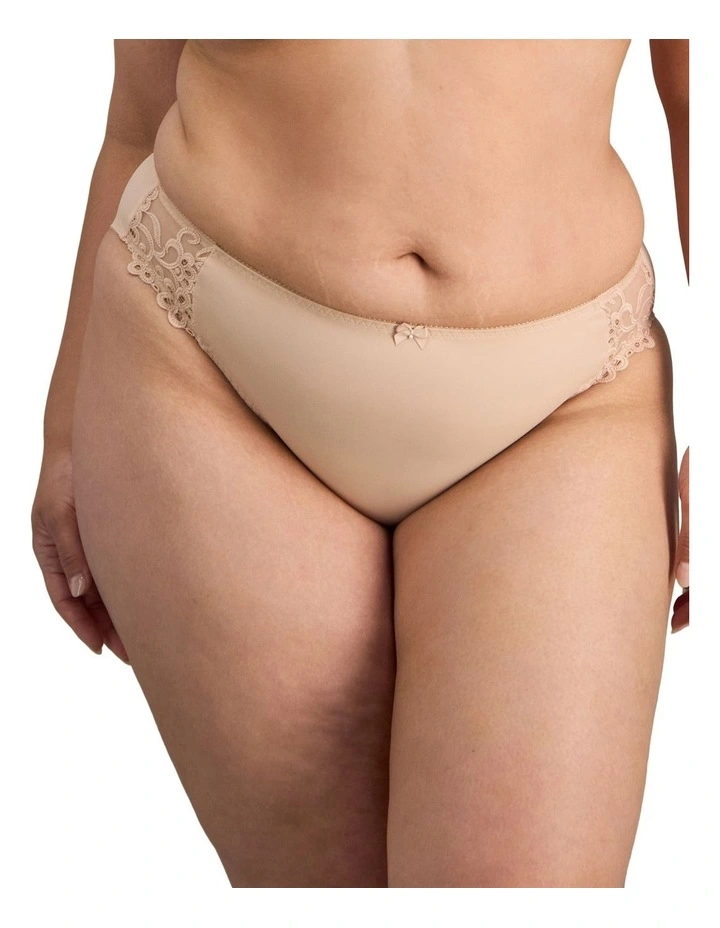 Coral Hikini in Latte image 1