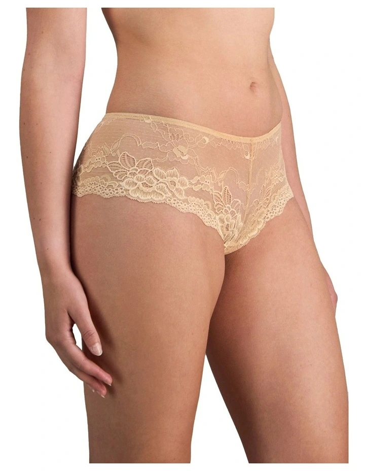 Lace Brazilian Brief in Frappe image 3