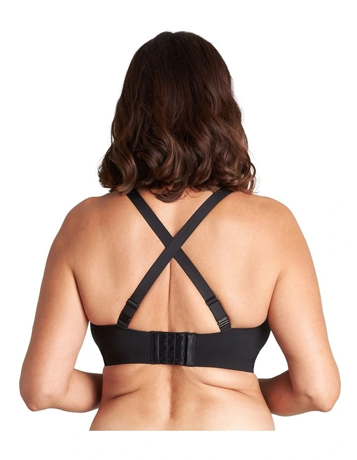 Comfit Collection Wirefree Bra in Black image 4
