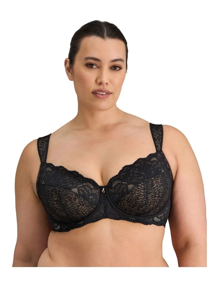 Midnight Express Underwire Bra in Black image 1