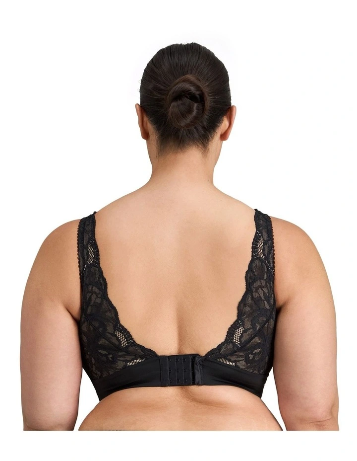 Midnight Express Wirefree Bra in Black image 2