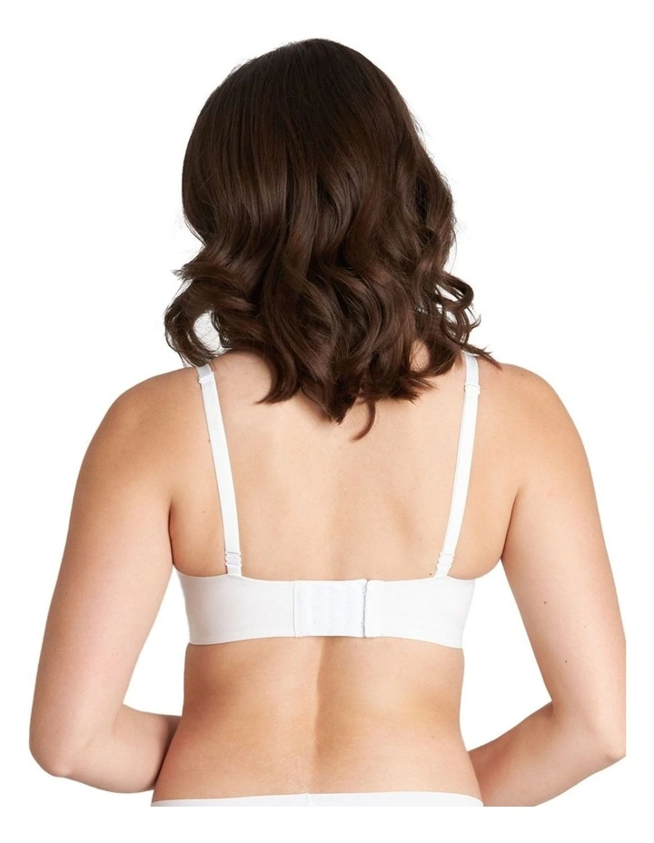 Comfit Collection Soft Cup Plunge Bra in White image 2