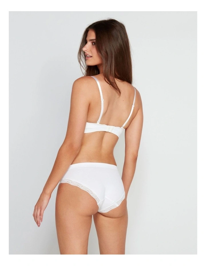 Nikki Bikini Brief in White image 2