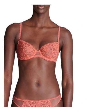 Amazone Half Cup Bra in Pink