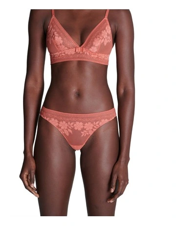 Heloise Thong in Dusty Pink