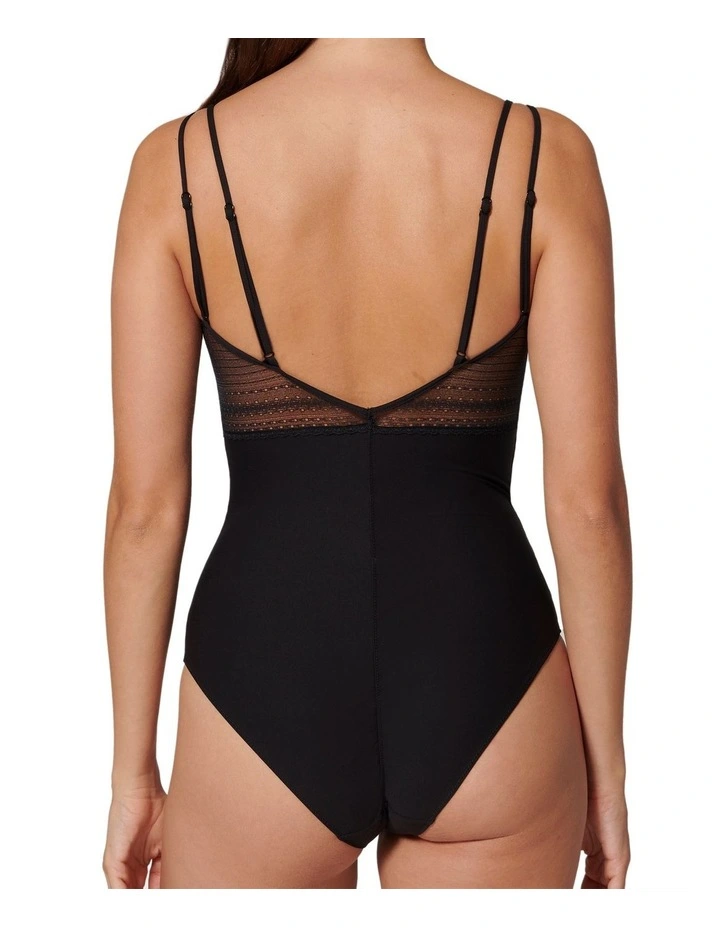 Pia Bodysuit in Black image 2